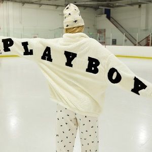 Playboy full zip sherpa